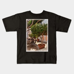 A Shaded Table in Mojácar Kids T-Shirt